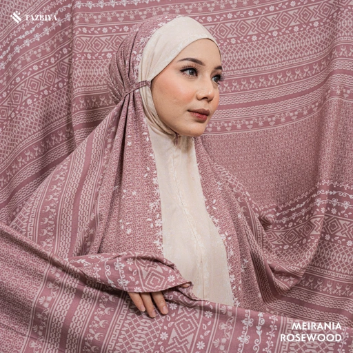 Image of MUKENA TAZBIYA X KEMISO SAJADAH RAYON MEIRANIA SERIES ALLSIZE