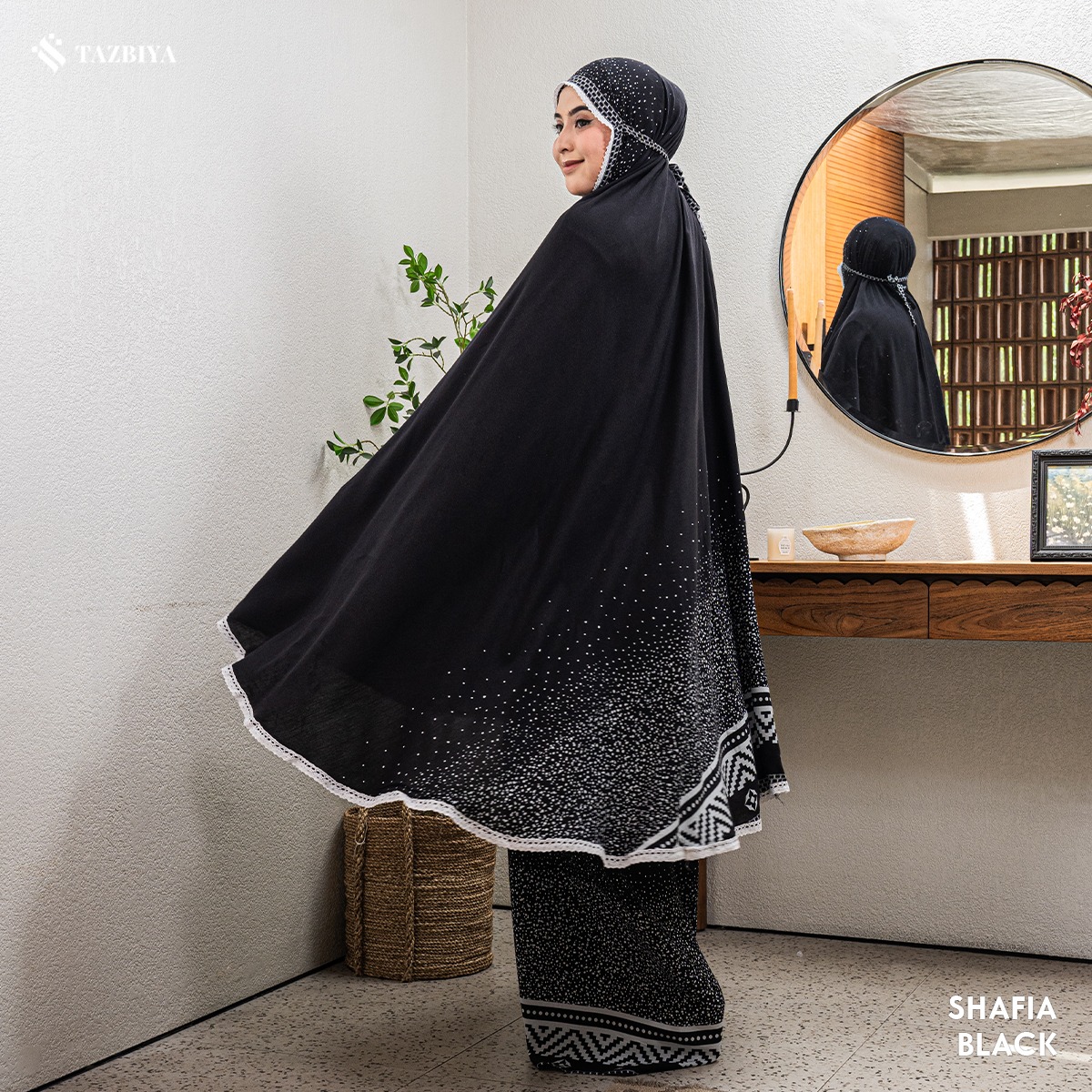 TAZBIYA MUKENA RAYON SAJADAH 2IN1 SHAFIA SERIES