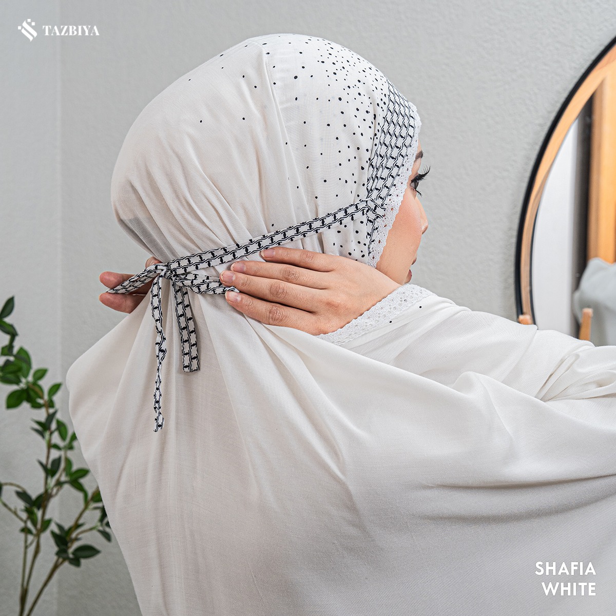 TAZBIYA MUKENA RAYON SAJADAH 2IN1 SHAFIA SERIES