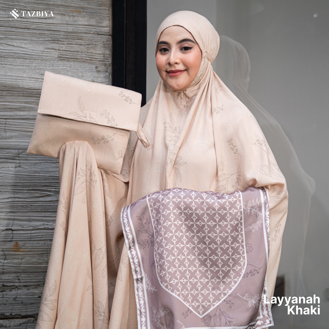 MUKENA TAZBIYA X KEMISO SAJADAH RAYON LAYYANAH SERIES ALLSIZE