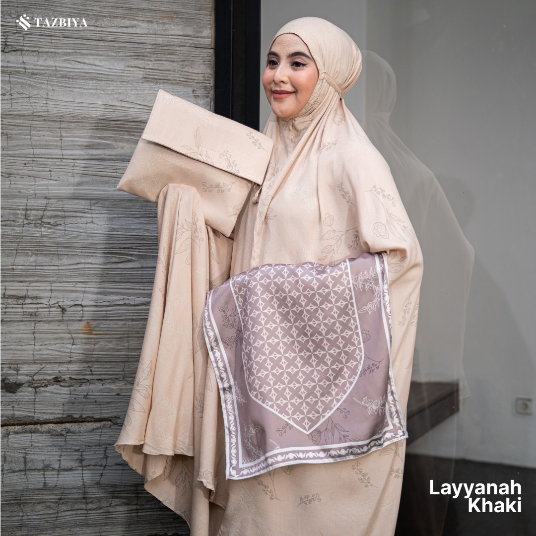 MUKENA TAZBIYA X KEMISO SAJADAH RAYON LAYYANAH SERIES ALLSIZE
