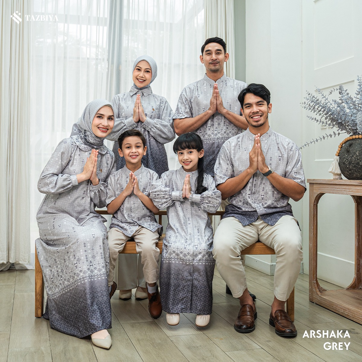 [READY STOCK] TAZBIYA SARIMBIT ARSHAKA SERIES | Baju Sarimbit Lebaran | Baju Sarimbit | Baju Sarimbit Keluarga | Sarimbit 2026