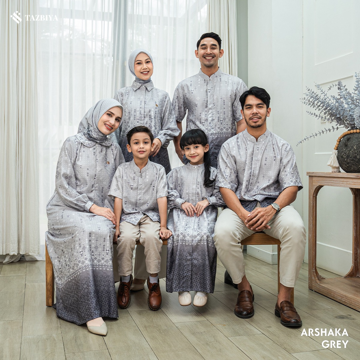 [READY STOCK] TAZBIYA SARIMBIT ARSHAKA SERIES | Baju Sarimbit Lebaran | Baju Sarimbit | Baju Sarimbit Keluarga | Sarimbit 2026