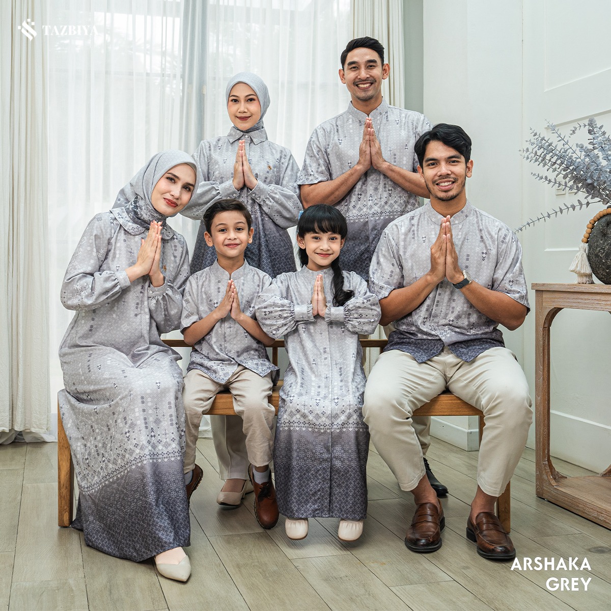 [READY STOCK] TAZBIYA SARIMBIT ARSHAKA SERIES | Baju Sarimbit Lebaran | Baju Sarimbit | Baju Sarimbit Keluarga | Sarimbit 2026