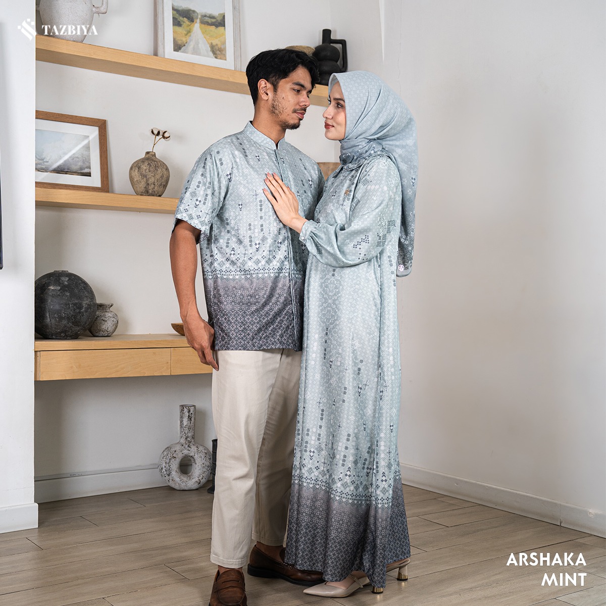 [READY STOCK] TAZBIYA SARIMBIT ARSHAKA SERIES | Baju Sarimbit Lebaran | Baju Sarimbit | Baju Sarimbit Keluarga | Sarimbit 2026