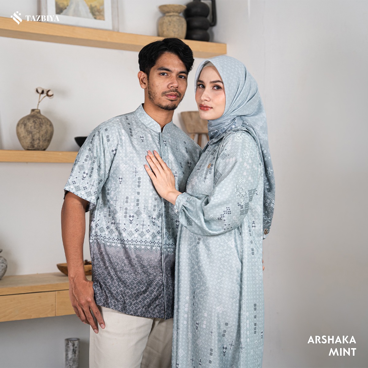 [READY STOCK] TAZBIYA SARIMBIT ARSHAKA SERIES | Baju Sarimbit Lebaran | Baju Sarimbit | Baju Sarimbit Keluarga | Sarimbit 2026