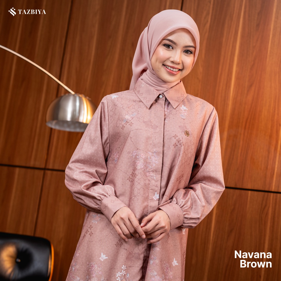 TAZBIYA BLOUSE NAVANA SERIES | BLOUSE PREMIUM | ATASAN WANITA