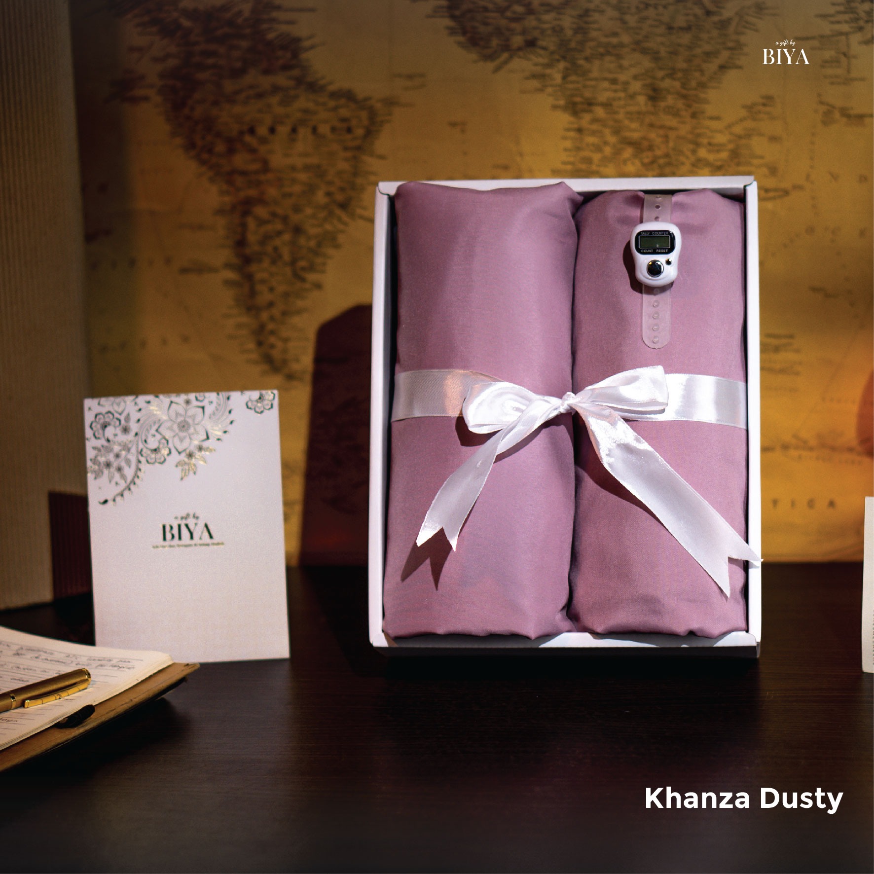 TAZBIYA X KEMISO MUKENA PLAIN 2IN1 POLY BAMBOO KHANZA SPECIAL GIFT/KADO/HAMPERS/HADIAH