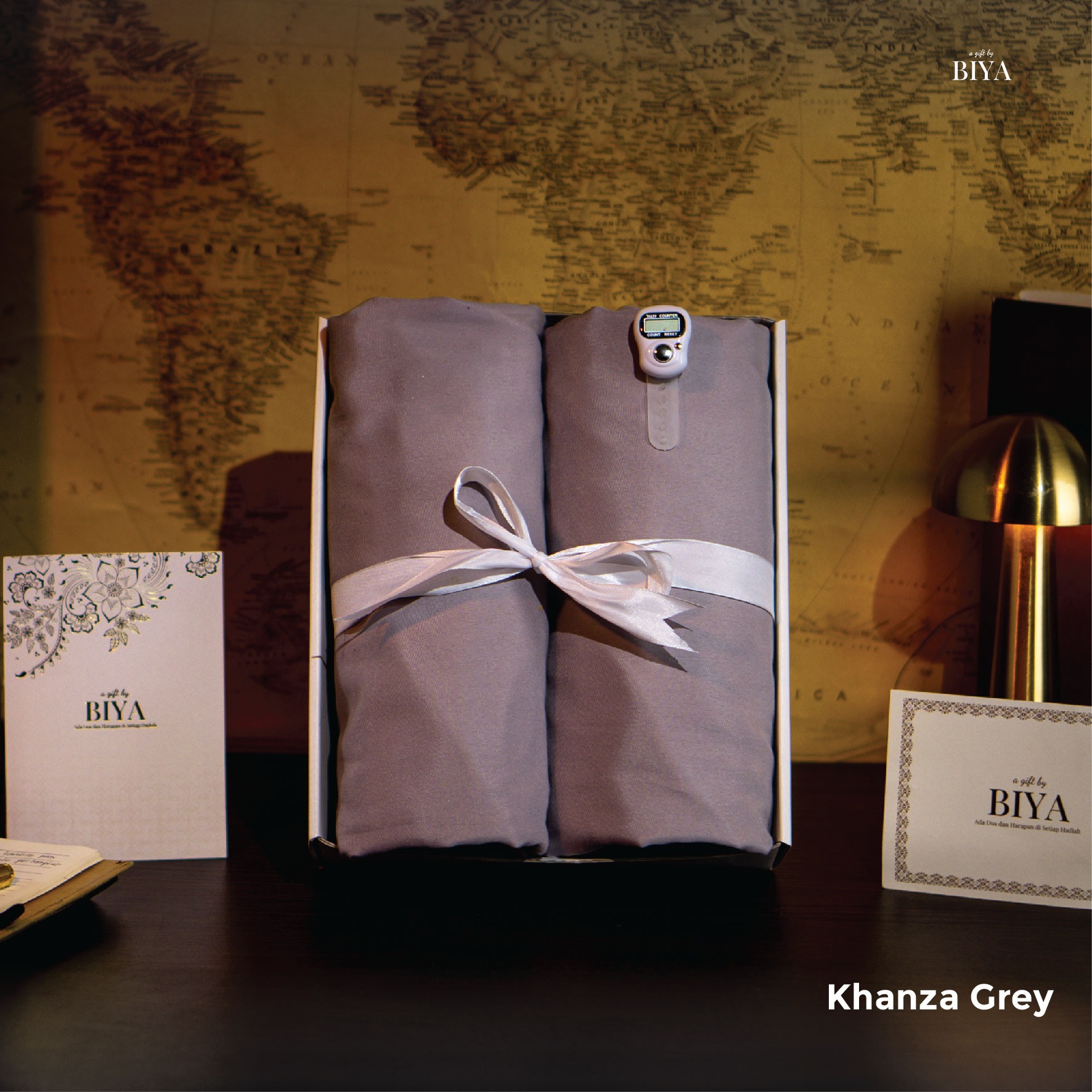 TAZBIYA X KEMISO MUKENA PLAIN 2IN1 POLY BAMBOO KHANZA SPECIAL GIFT/KADO/HAMPERS/HADIAH
