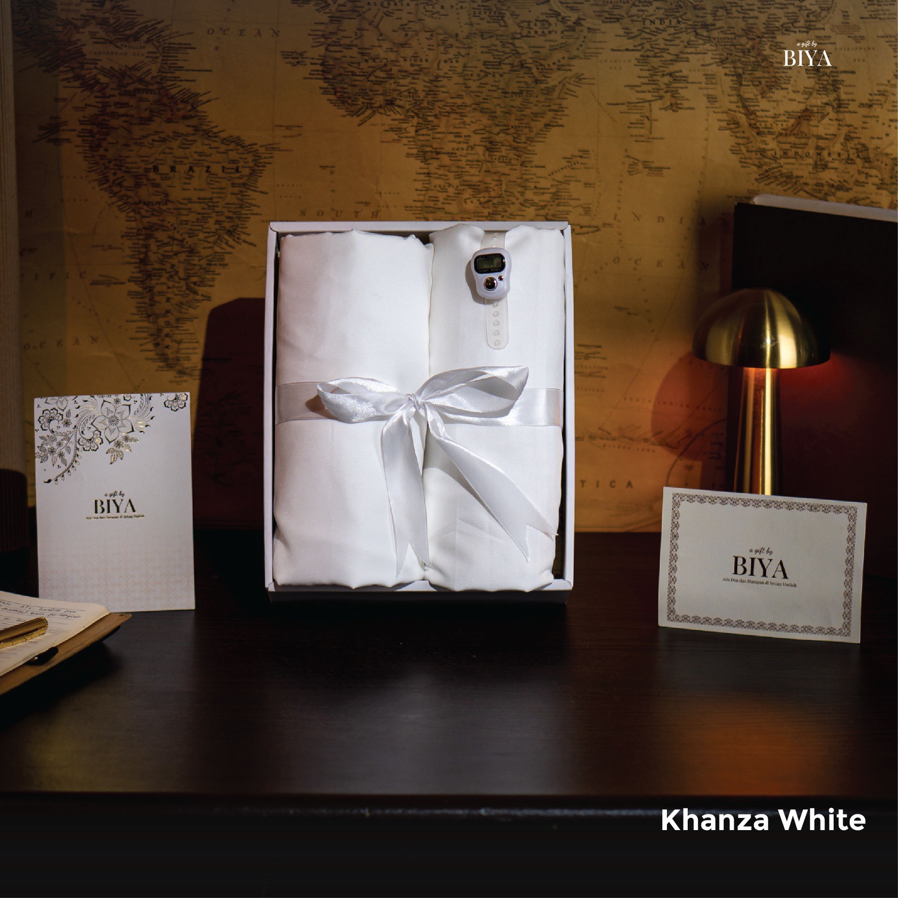TAZBIYA X KEMISO MUKENA PLAIN 2IN1 POLY BAMBOO KHANZA SPECIAL GIFT/KADO/HAMPERS/HADIAH