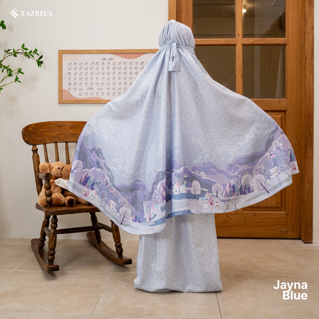 TAZBIYA MUKENA ANAK COTTON JAYNA SERIES I Mukena Anak Motif TK SD SMP | Mukena Anak 4-14 Tahun