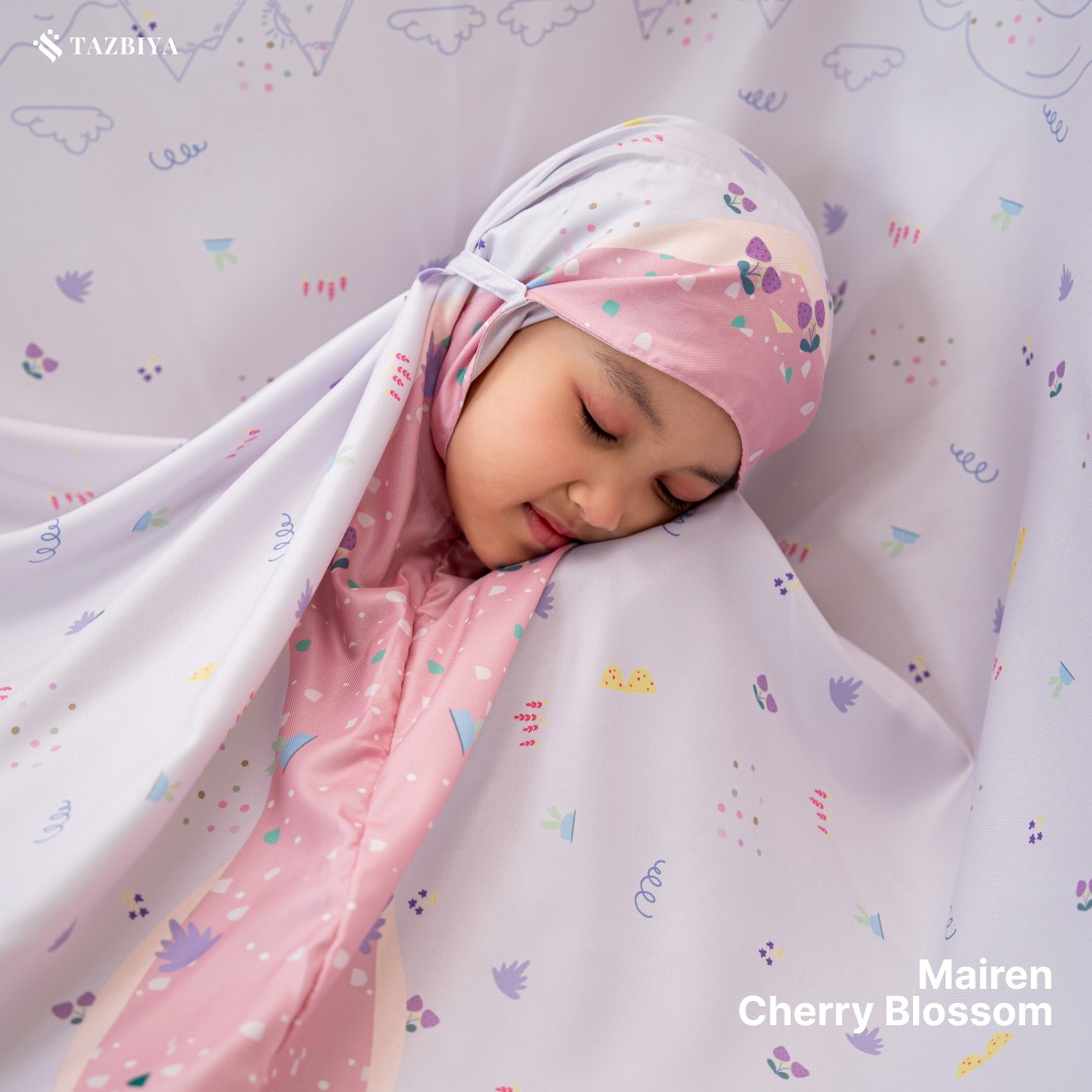 TAZBIYA MUKENA ANAK COTTON MAIREN SERIES I Mukena Anak Motif TK SD SMP | Mukena Anak 4-14 Tahun