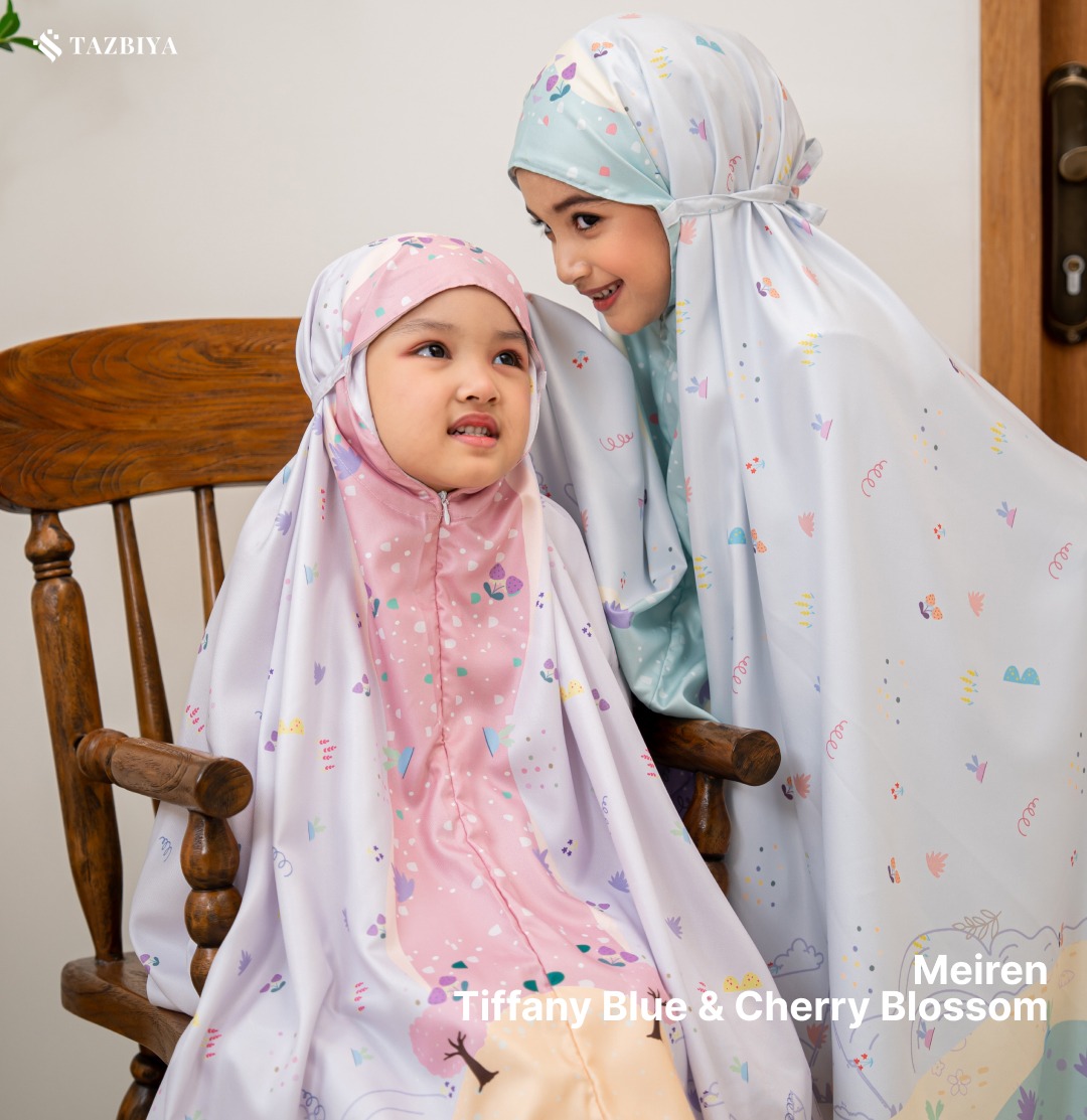 TAZBIYA MUKENA ANAK COTTON MAIREN SERIES I Mukena Anak Motif TK SD SMP | Mukena Anak 4-14 Tahun
