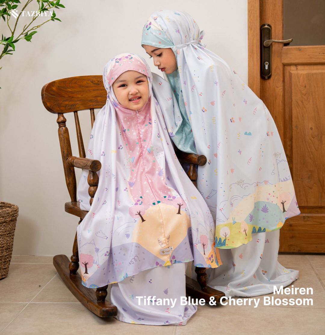 TAZBIYA MUKENA ANAK COTTON MAIREN SERIES I Mukena Anak Motif TK SD SMP | Mukena Anak 4-14 Tahun