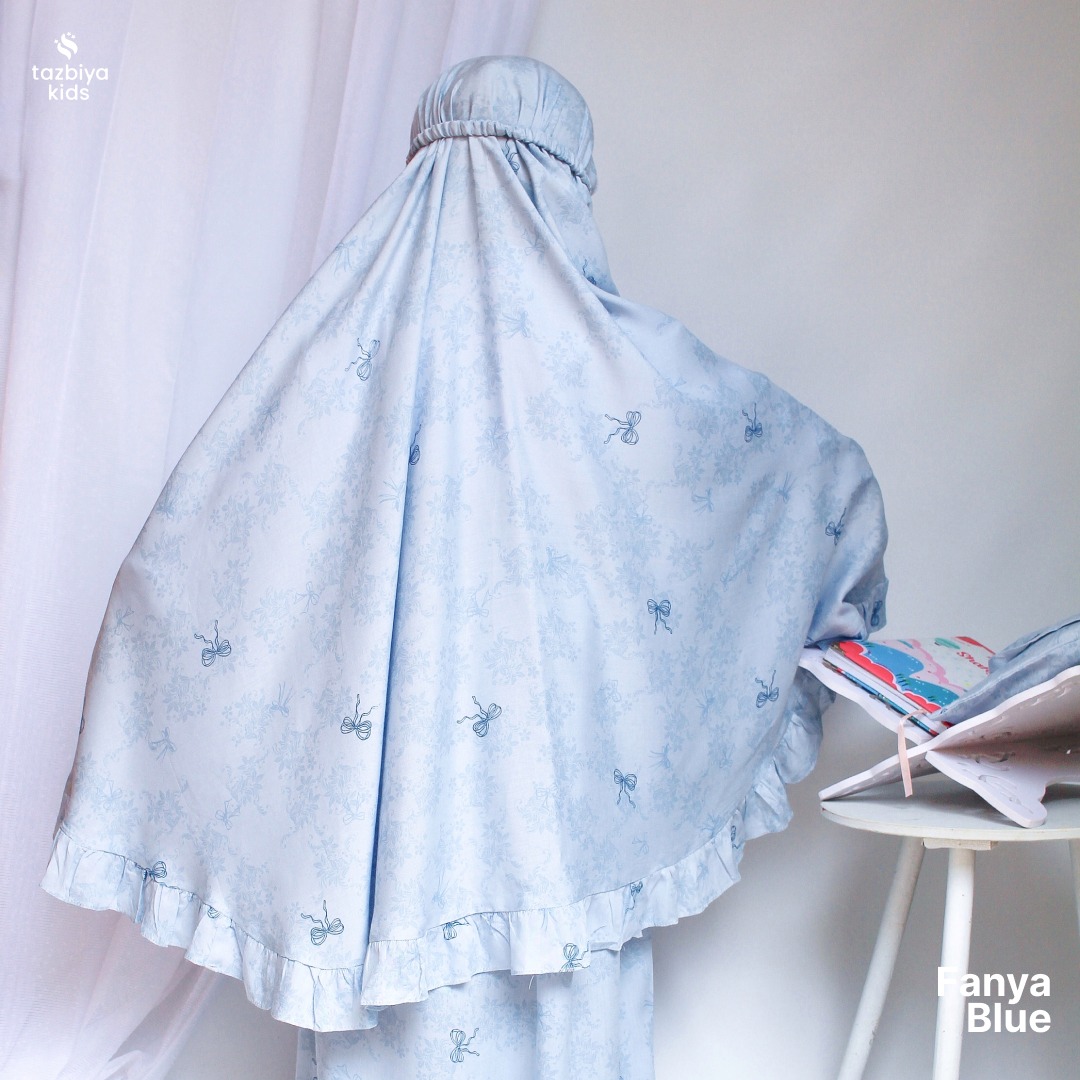 TAZBIYA MUKENA ANAK RAYON FANYA I Mukena Anak Motif TK SD SMP | Mukena Anak 4-14 Tahun