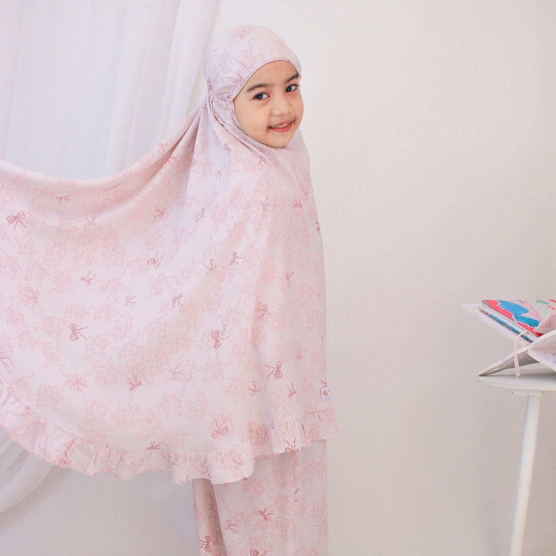 TAZBIYA MUKENA ANAK RAYON FANYA I Mukena Anak Motif TK SD SMP | Mukena Anak 4-14 Tahun