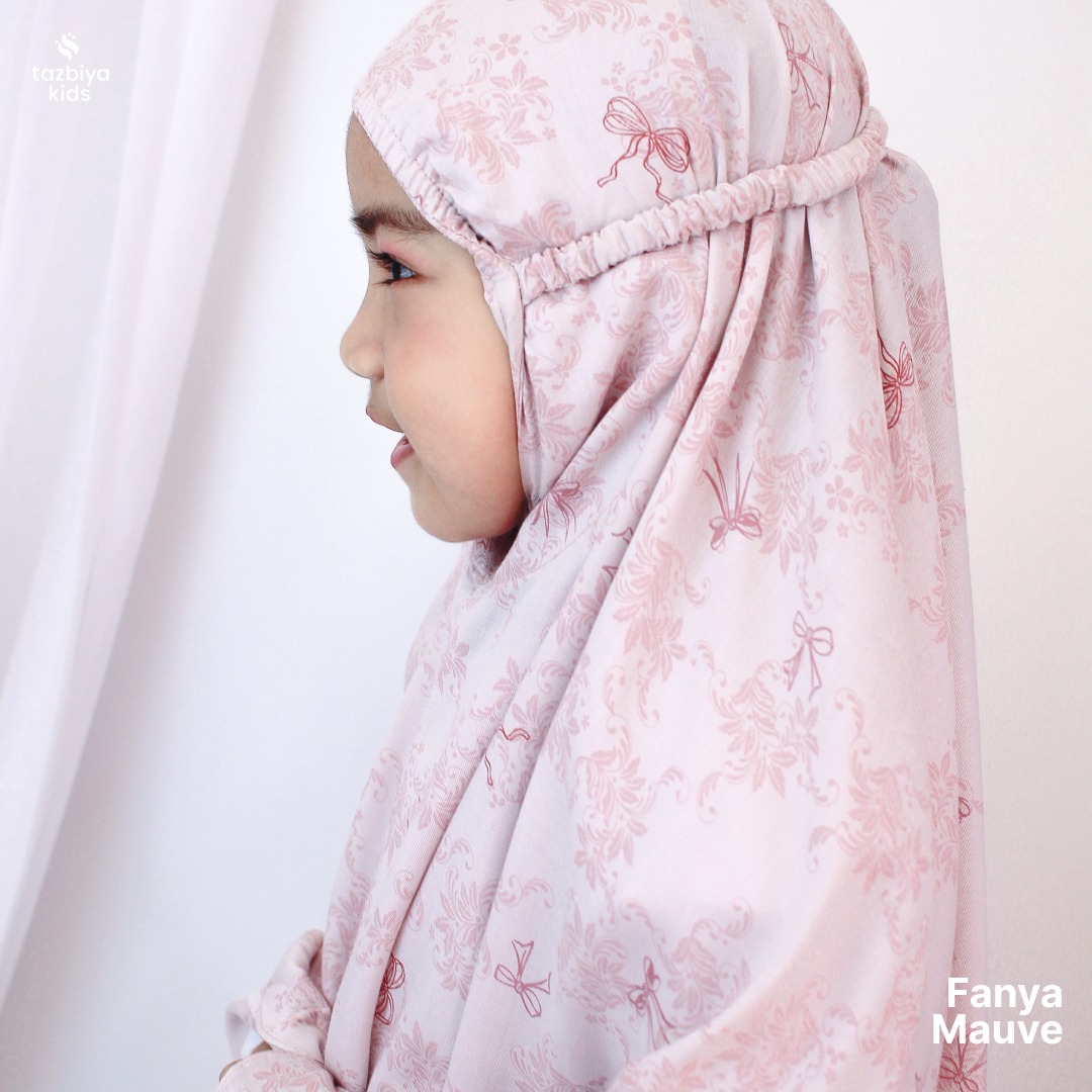 TAZBIYA MUKENA ANAK RAYON FANYA I Mukena Anak Motif TK SD SMP | Mukena Anak 4-14 Tahun