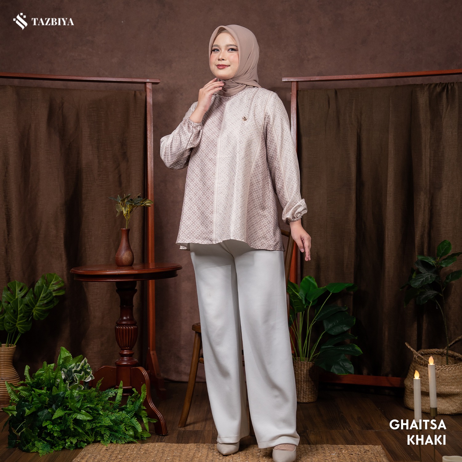 TAZBIYA BLOUSE GHAITSA SERIES | BLOUSE PREMIUM | ATASAN WANITA