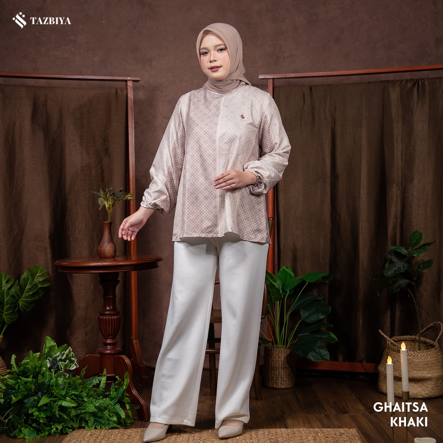 TAZBIYA BLOUSE GHAITSA SERIES | BLOUSE PREMIUM | ATASAN WANITA