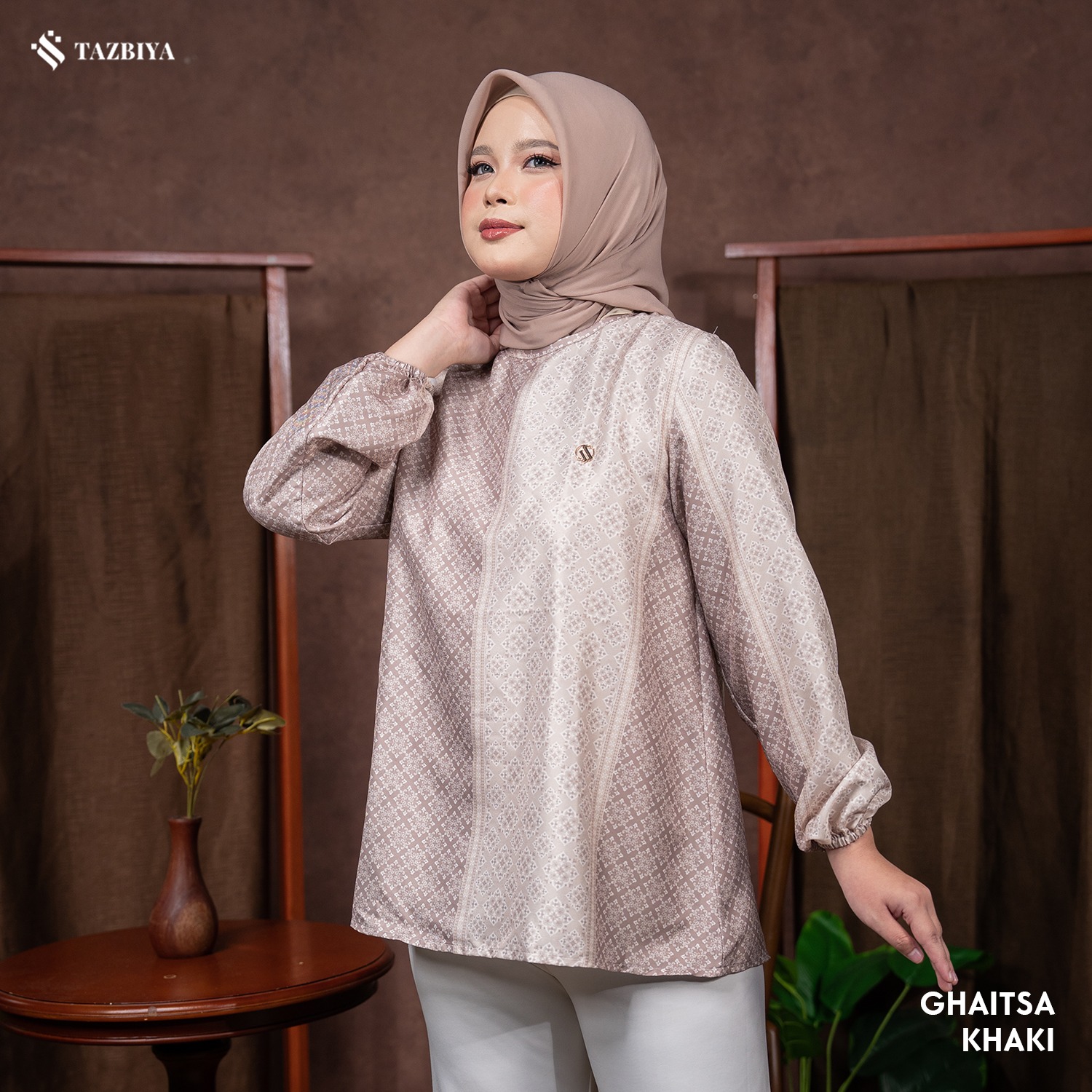 TAZBIYA BLOUSE GHAITSA SERIES | BLOUSE PREMIUM | ATASAN WANITA
