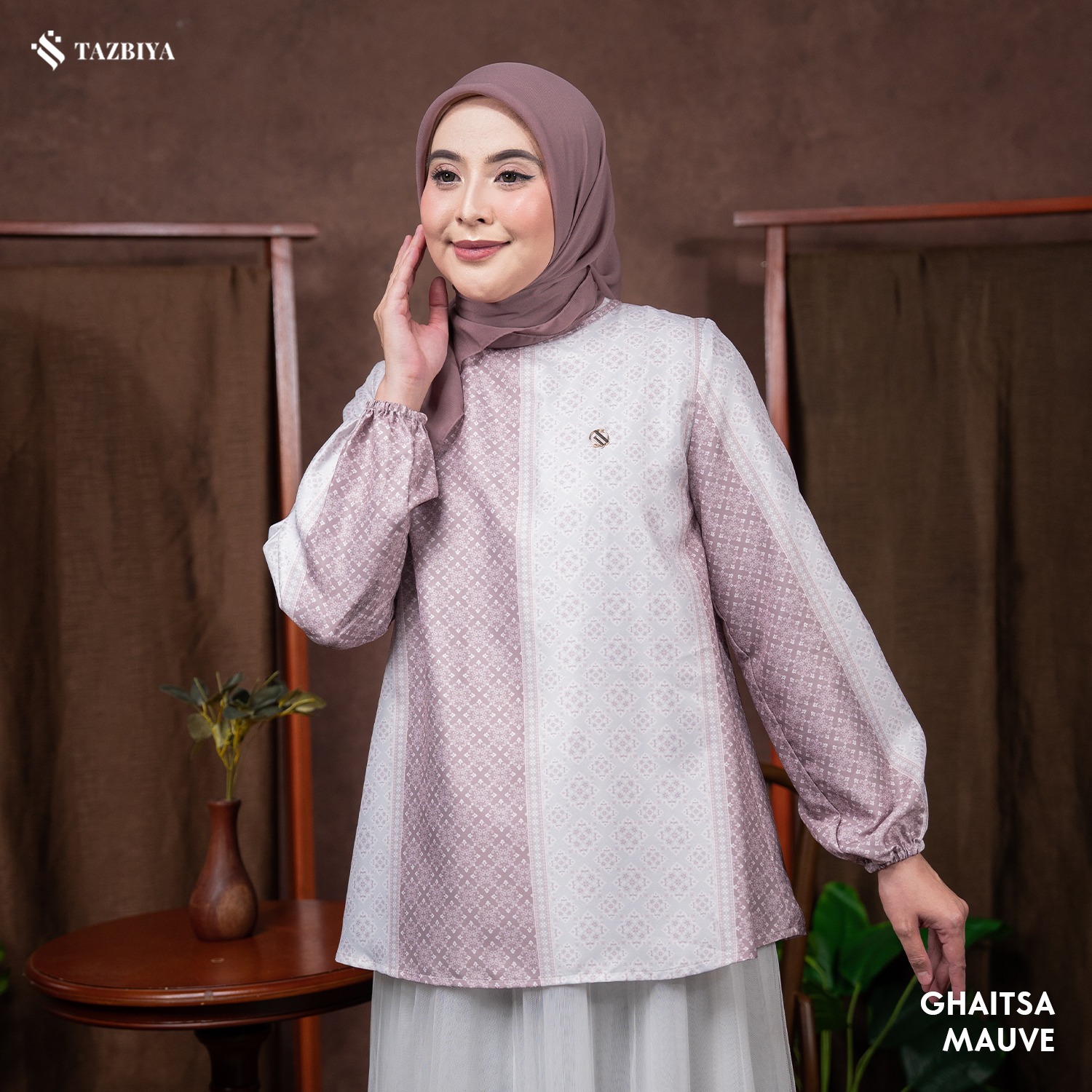 TAZBIYA BLOUSE GHAITSA SERIES | BLOUSE PREMIUM | ATASAN WANITA