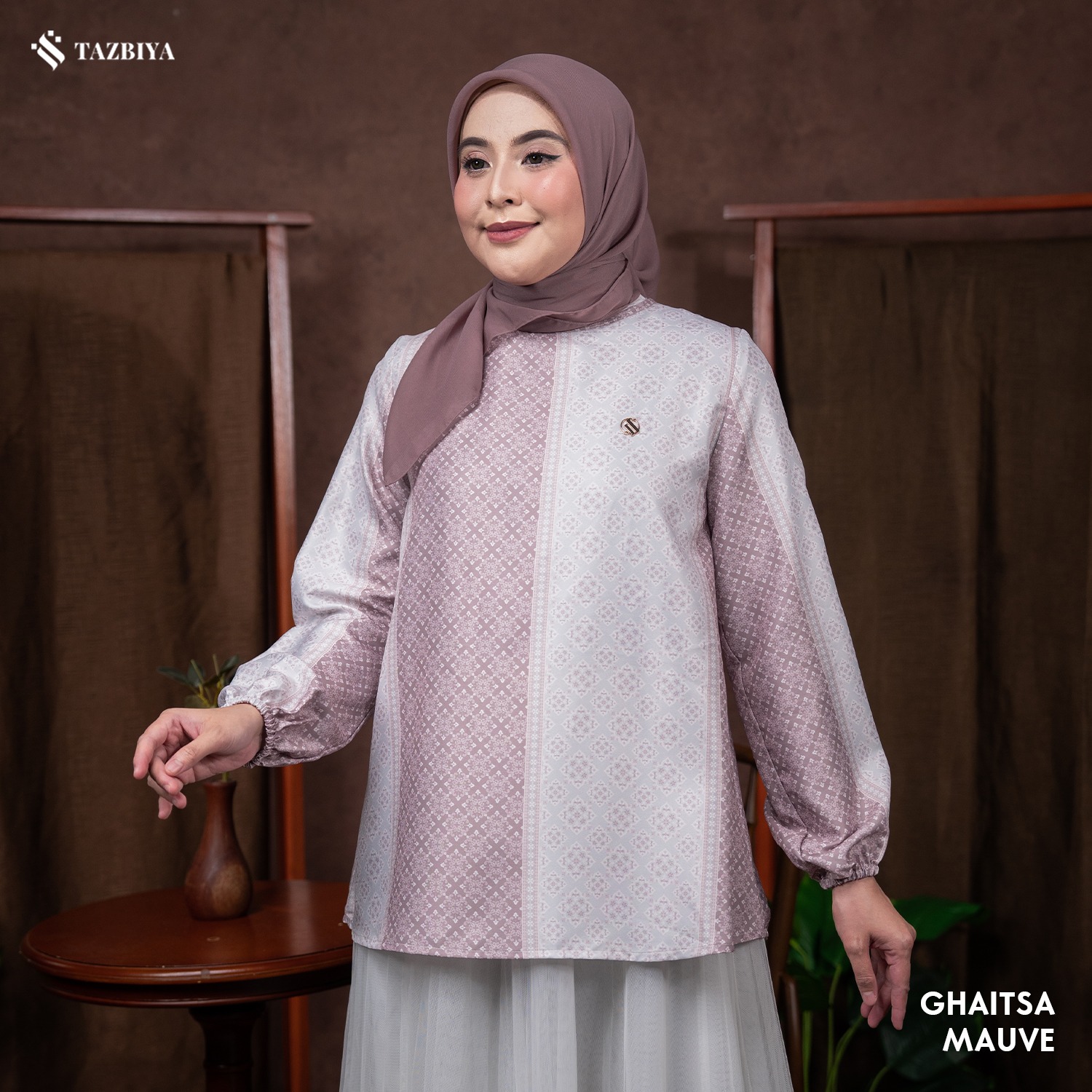 TAZBIYA BLOUSE GHAITSA SERIES | BLOUSE PREMIUM | ATASAN WANITA