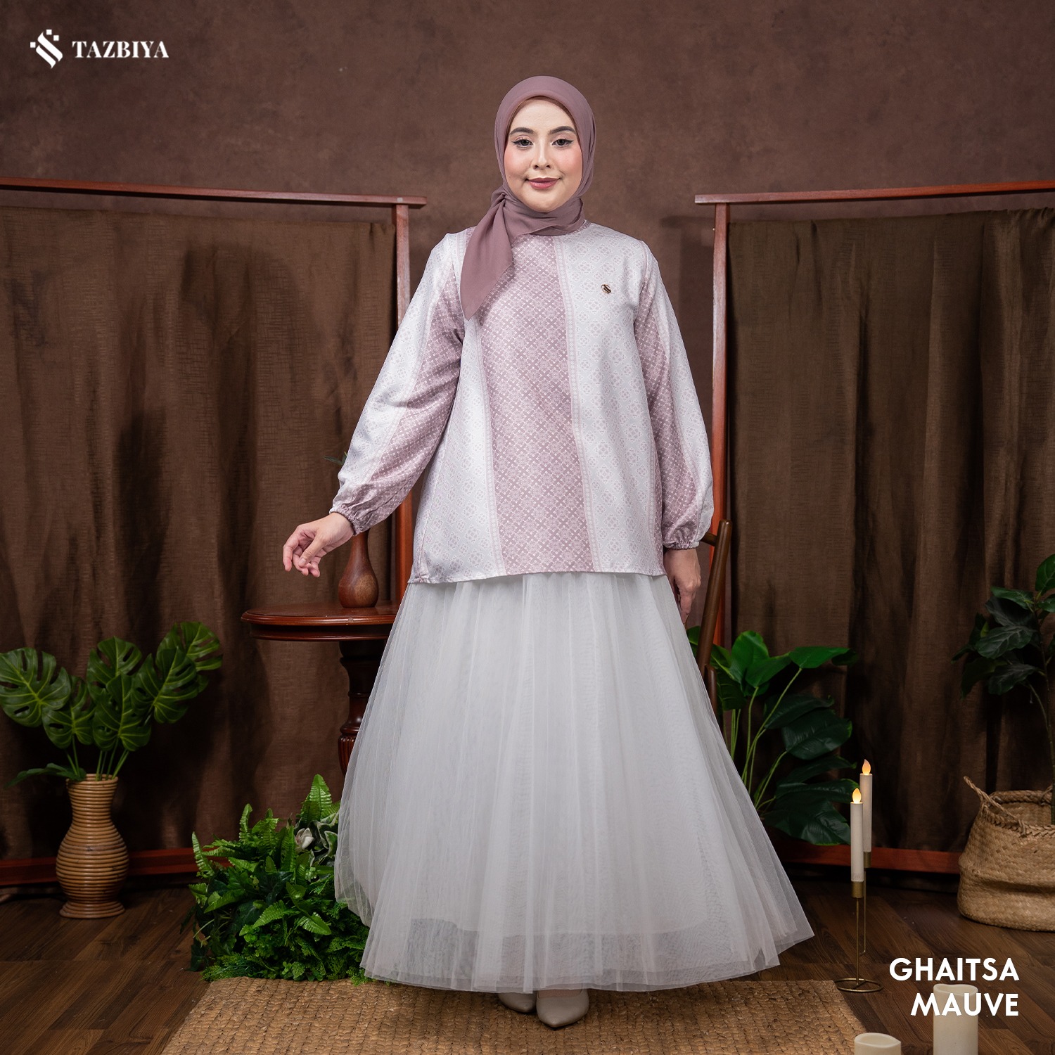 TAZBIYA BLOUSE GHAITSA SERIES | BLOUSE PREMIUM | ATASAN WANITA
