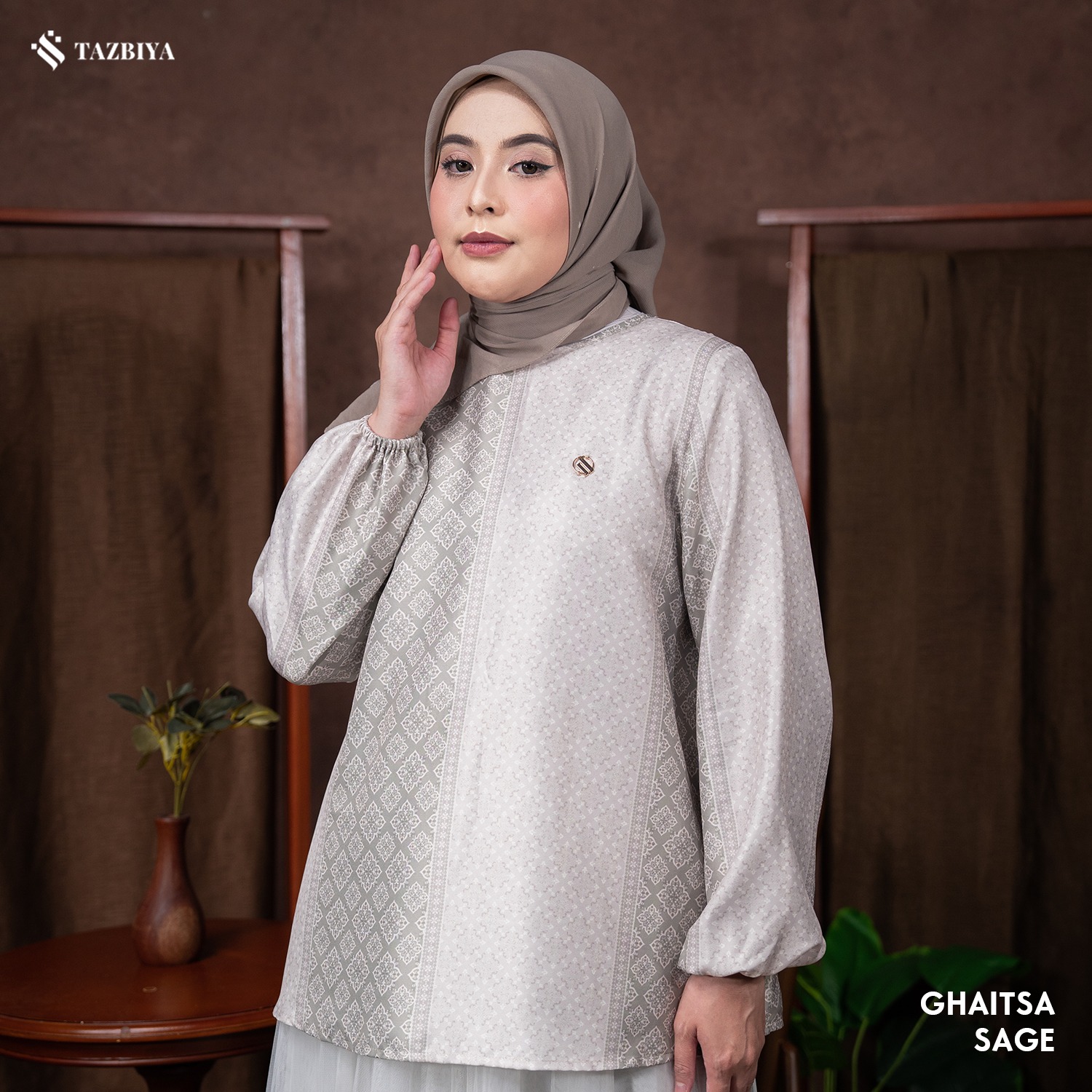 TAZBIYA BLOUSE GHAITSA SERIES | BLOUSE PREMIUM | ATASAN WANITA