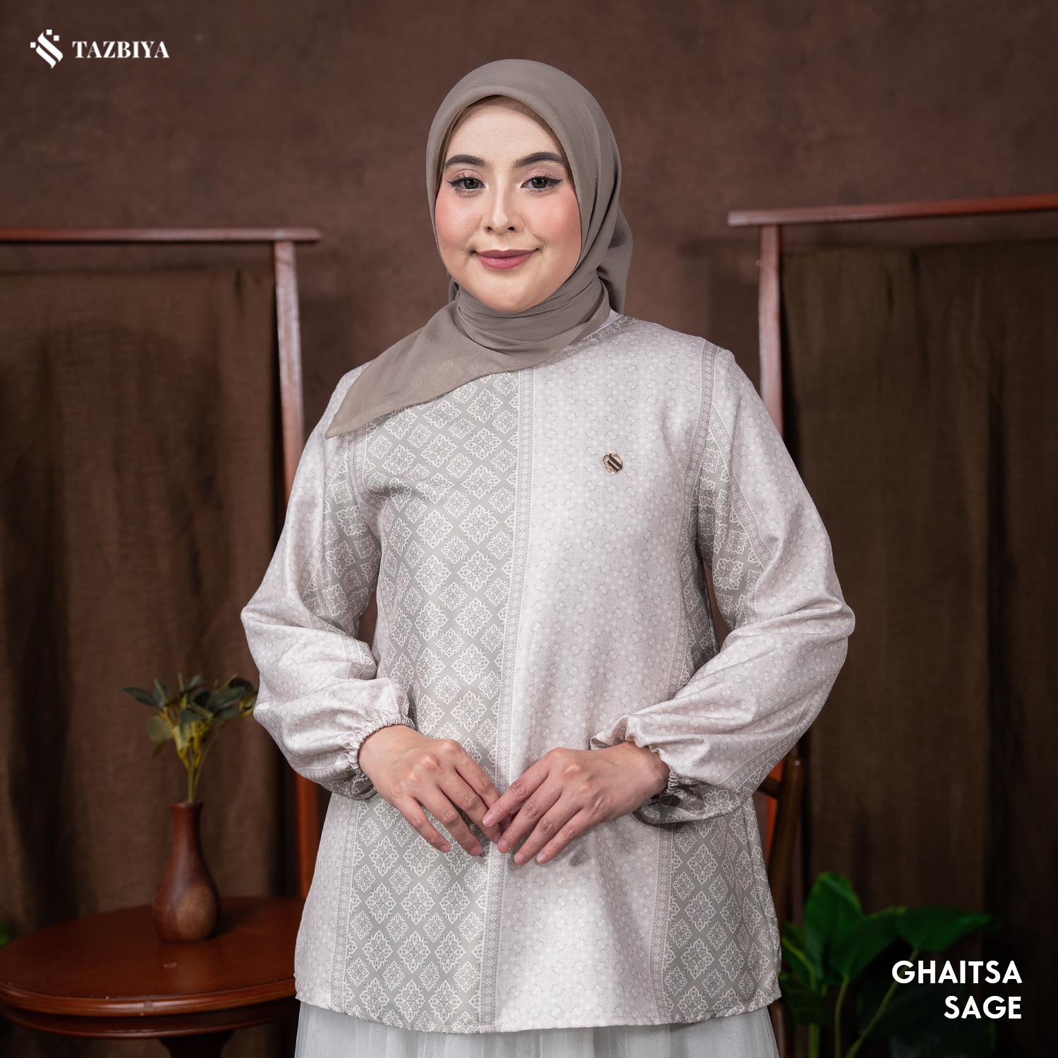 TAZBIYA BLOUSE GHAITSA SERIES | BLOUSE PREMIUM | ATASAN WANITA