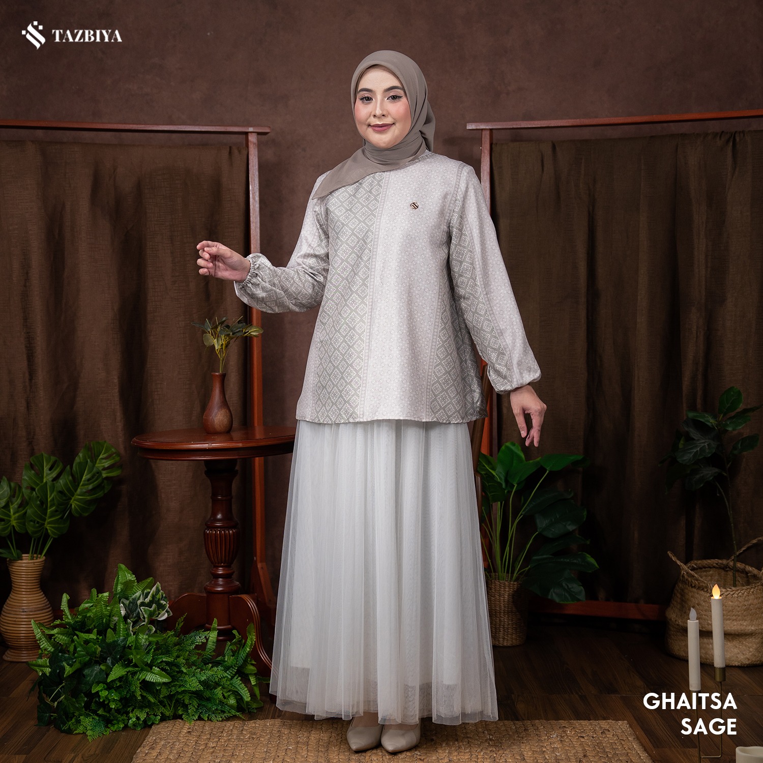 TAZBIYA BLOUSE GHAITSA SERIES | BLOUSE PREMIUM | ATASAN WANITA