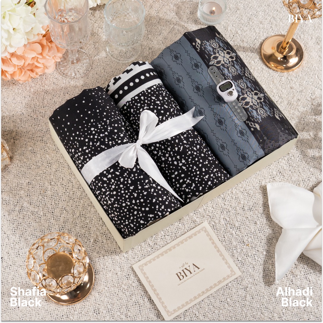 TAZBIYA GIFT COUPLE SET MUKENA DAN SARUNG DEWASA I Hadiah Pernikahan I Paket Seserahan