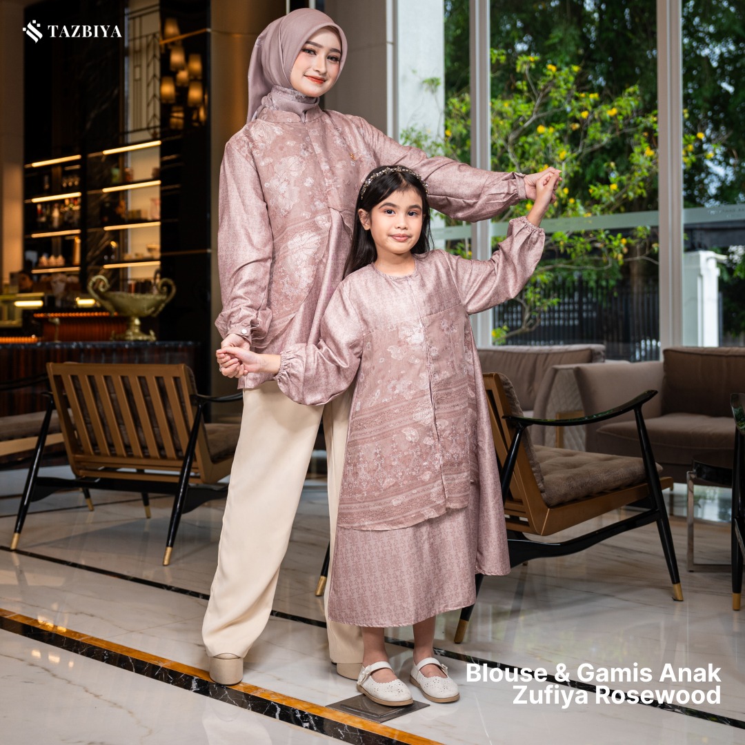 [READY STOCK] TAZBIYA SARIMBIT ZUFIYA SERIES | Baju Sarimbit Lebaran | Baju Sarimbit | Baju Sarimbit Keluarga | Sarimbit 2026