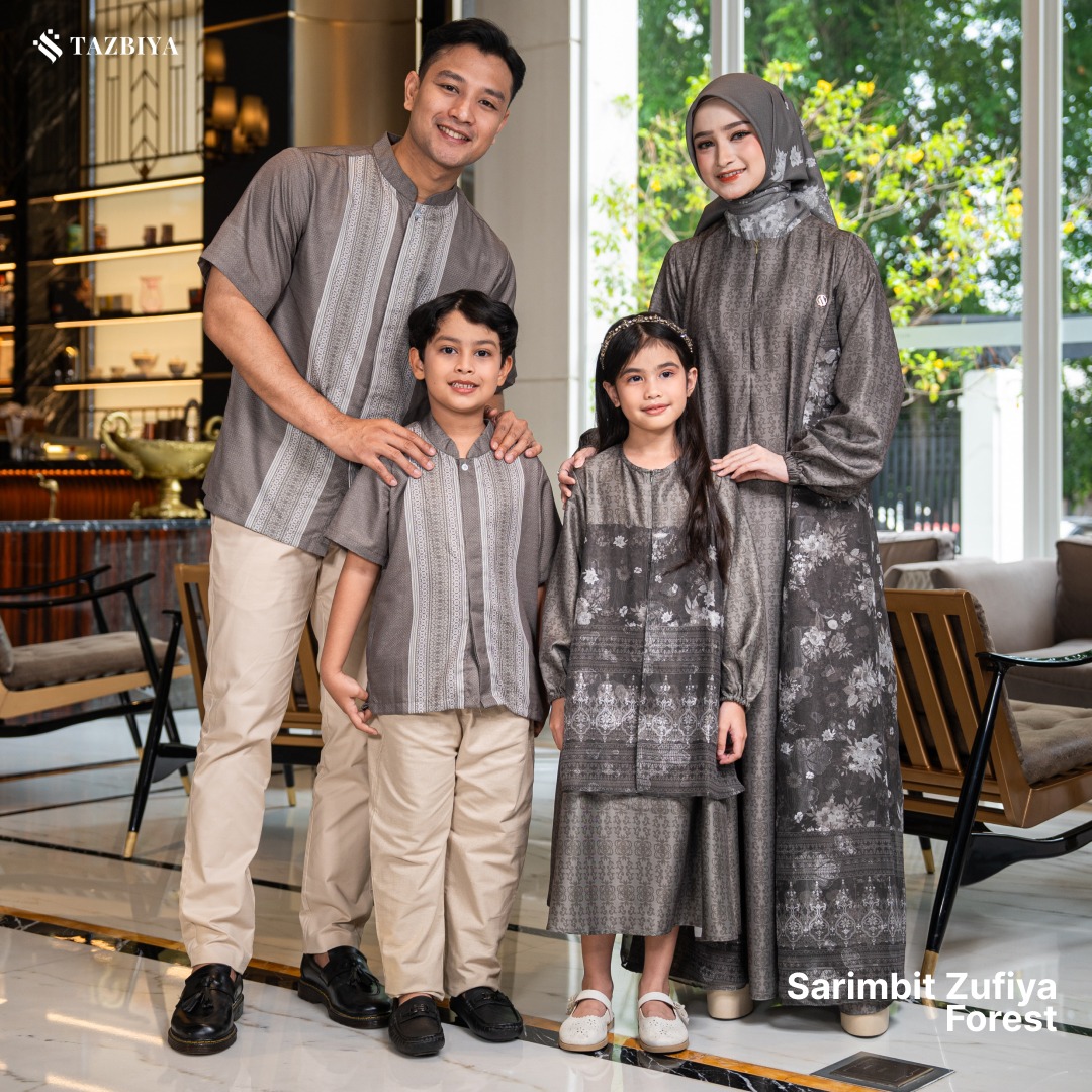 [READY STOCK] TAZBIYA SARIMBIT ZUFIYA SERIES | Baju Sarimbit Lebaran | Baju Sarimbit | Baju Sarimbit Keluarga | Sarimbit 2026