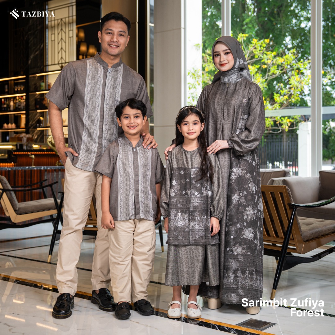 [READY STOCK] TAZBIYA SARIMBIT ZUFIYA SERIES | Baju Sarimbit Lebaran | Baju Sarimbit | Baju Sarimbit Keluarga | Sarimbit 2026