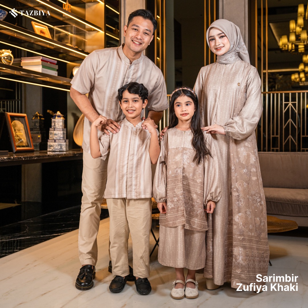 [READY STOCK] TAZBIYA SARIMBIT ZUFIYA SERIES | Baju Sarimbit Lebaran | Baju Sarimbit | Baju Sarimbit Keluarga | Sarimbit 2026