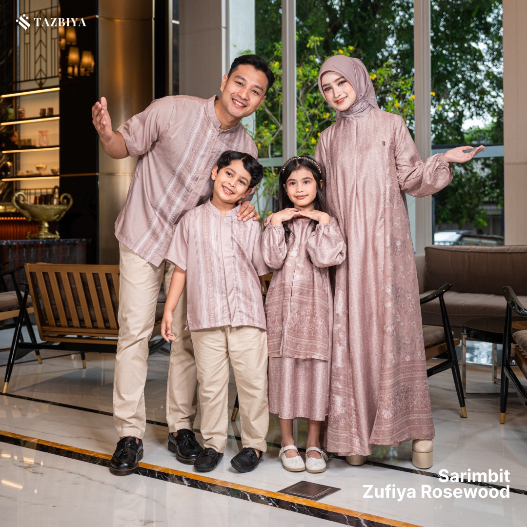 [READY STOCK] TAZBIYA SARIMBIT ZUFIYA SERIES | Baju Sarimbit Lebaran | Baju Sarimbit | Baju Sarimbit Keluarga | Sarimbit 2026