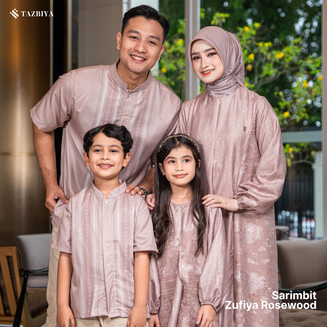 [READY STOCK] TAZBIYA SARIMBIT ZUFIYA SERIES | Baju Sarimbit Lebaran | Baju Sarimbit | Baju Sarimbit Keluarga | Sarimbit 2026