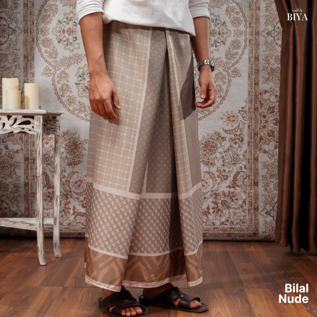 TAZBIYA PRAYER-SET SARUNG BILAL SERIES I SARUNG LAKI LAKI DEWASA MOTIF