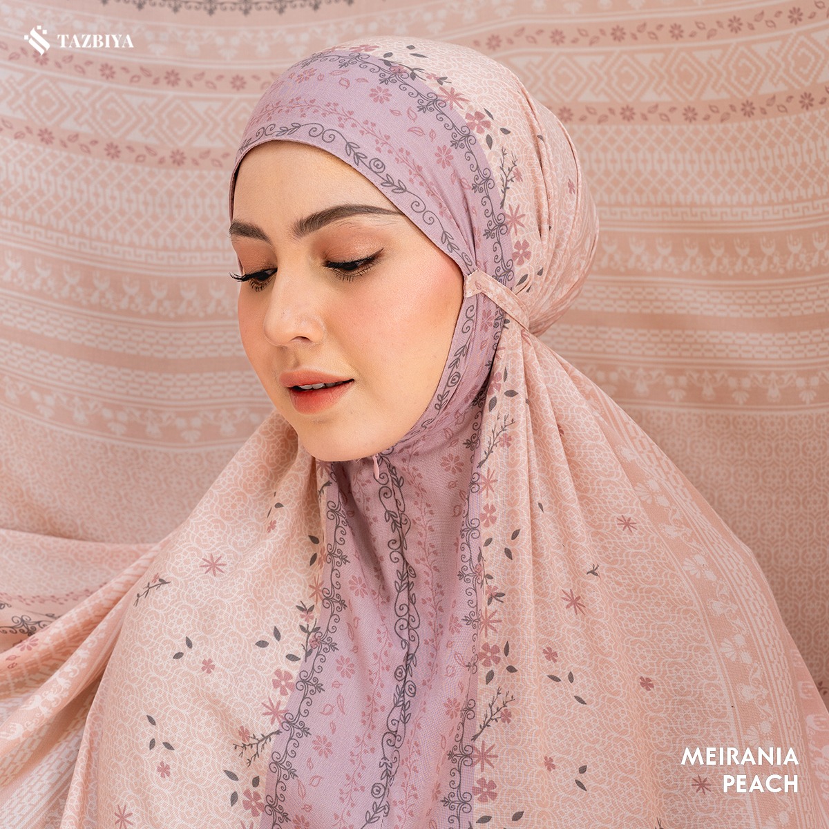 MUKENA TAZBIYA X KEMISO SAJADAH RAYON MEIRANIA SERIES ALLSIZE