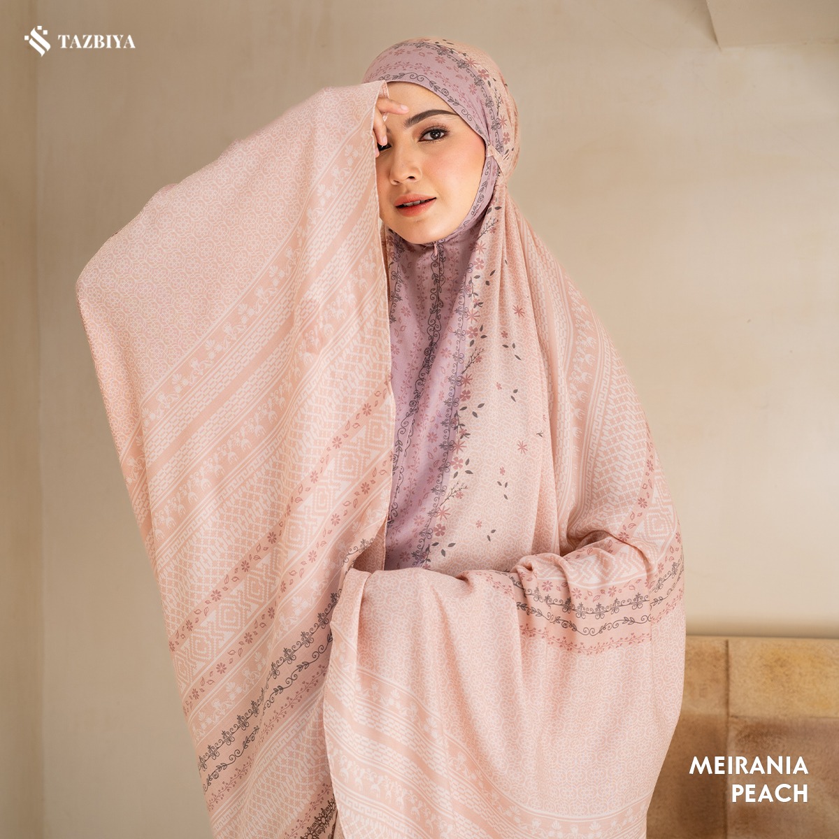 MUKENA TAZBIYA X KEMISO SAJADAH RAYON MEIRANIA SERIES ALLSIZE