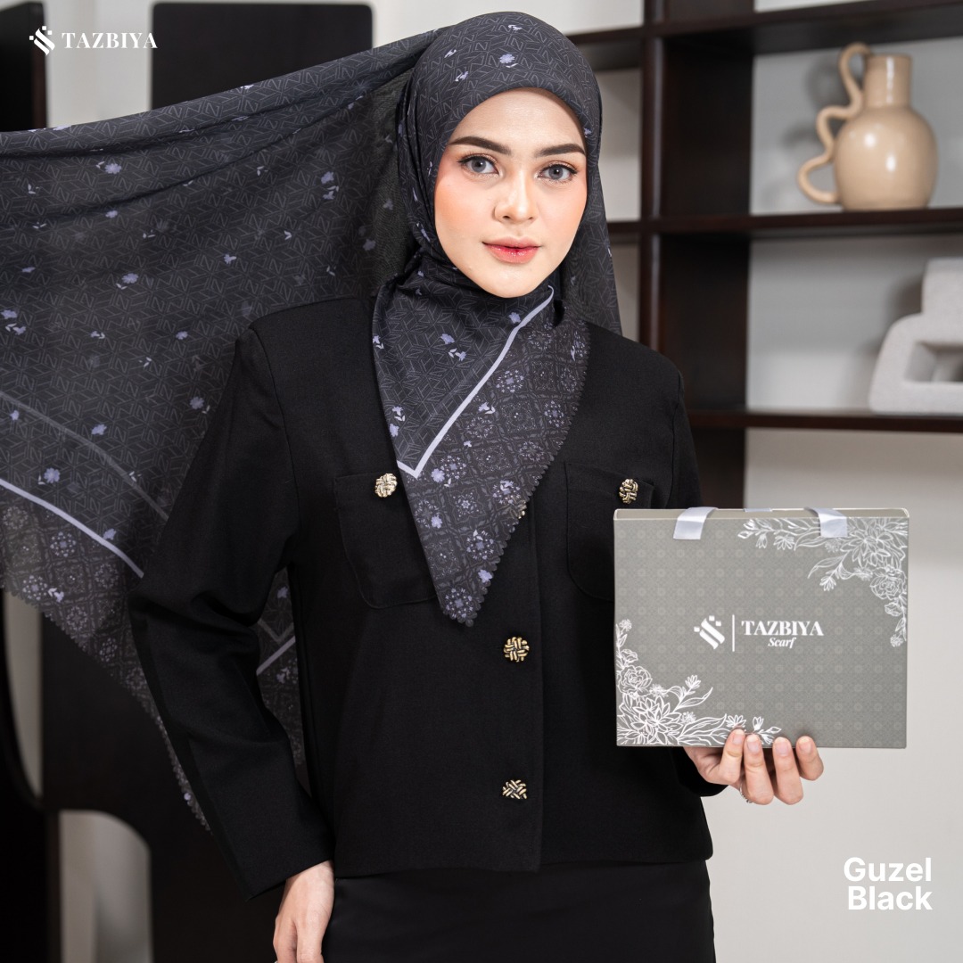 TAZBIYA SCARF - GUZEL SERIES I JILBAB SEGI EMPAT POLYCOTTON PREMIUM