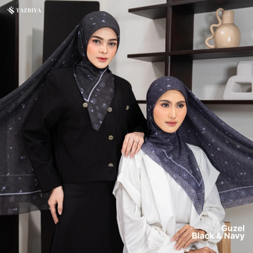 Image of TAZBIYA SCARF - GUZEL SERIES I JILBAB SEGI EMPAT POLYCOTTON PREMIUM
