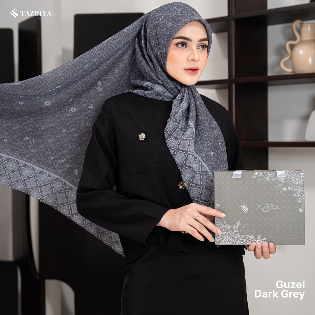TAZBIYA SCARF - GUZEL SERIES I JILBAB SEGI EMPAT POLYCOTTON PREMIUM