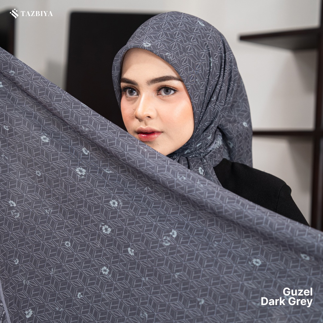 TAZBIYA SCARF - GUZEL SERIES I JILBAB SEGI EMPAT POLYCOTTON PREMIUM