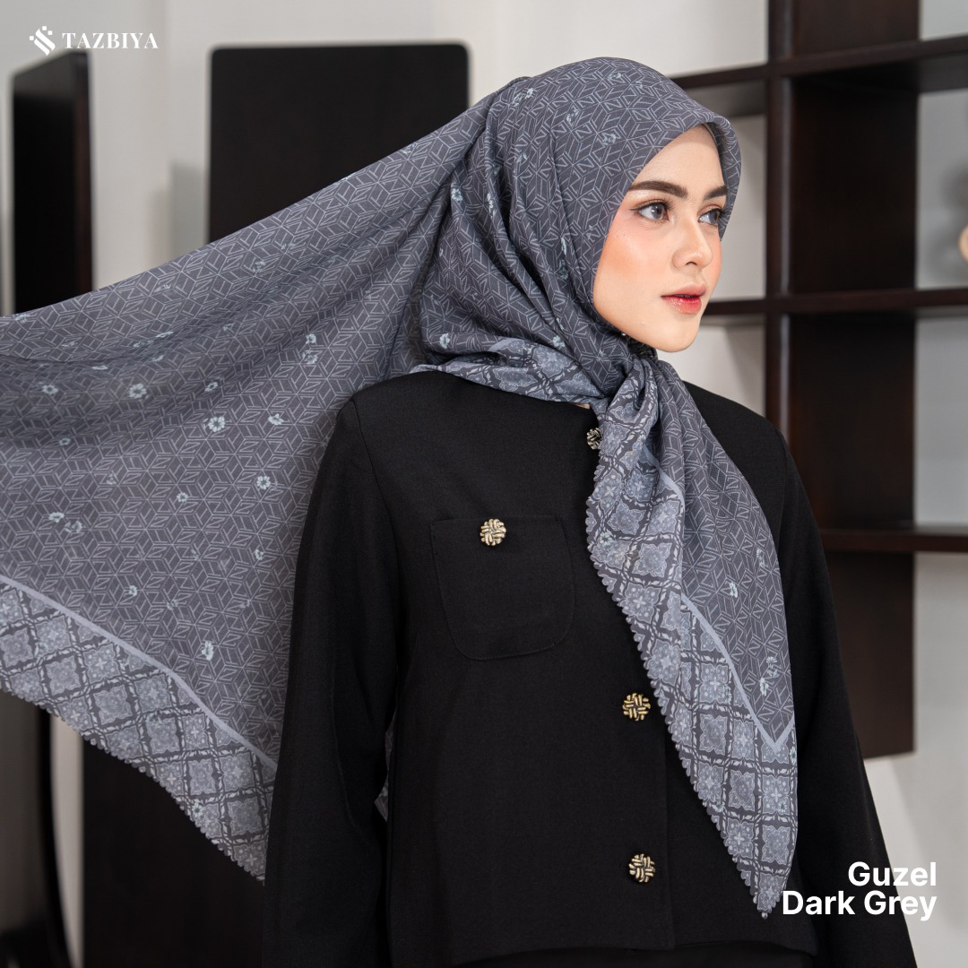 TAZBIYA SCARF - GUZEL SERIES I JILBAB SEGI EMPAT POLYCOTTON PREMIUM