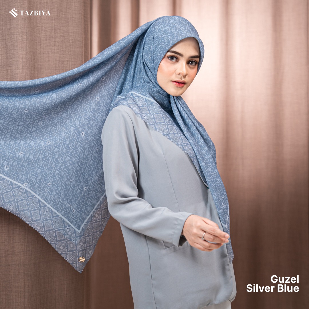 TAZBIYA SCARF - GUZEL SERIES I JILBAB SEGI EMPAT POLYCOTTON PREMIUM