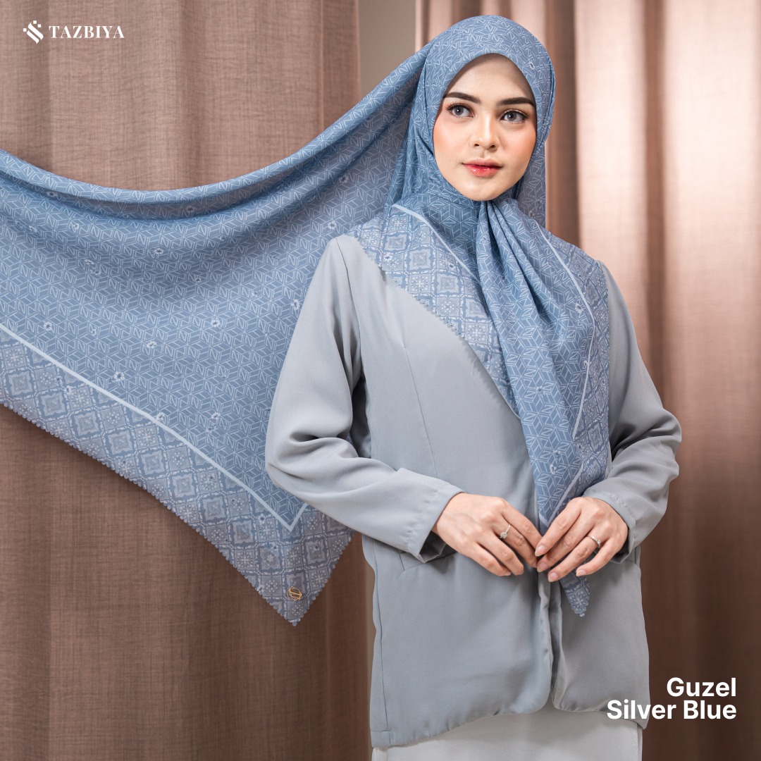 TAZBIYA SCARF - GUZEL SERIES I JILBAB SEGI EMPAT POLYCOTTON PREMIUM