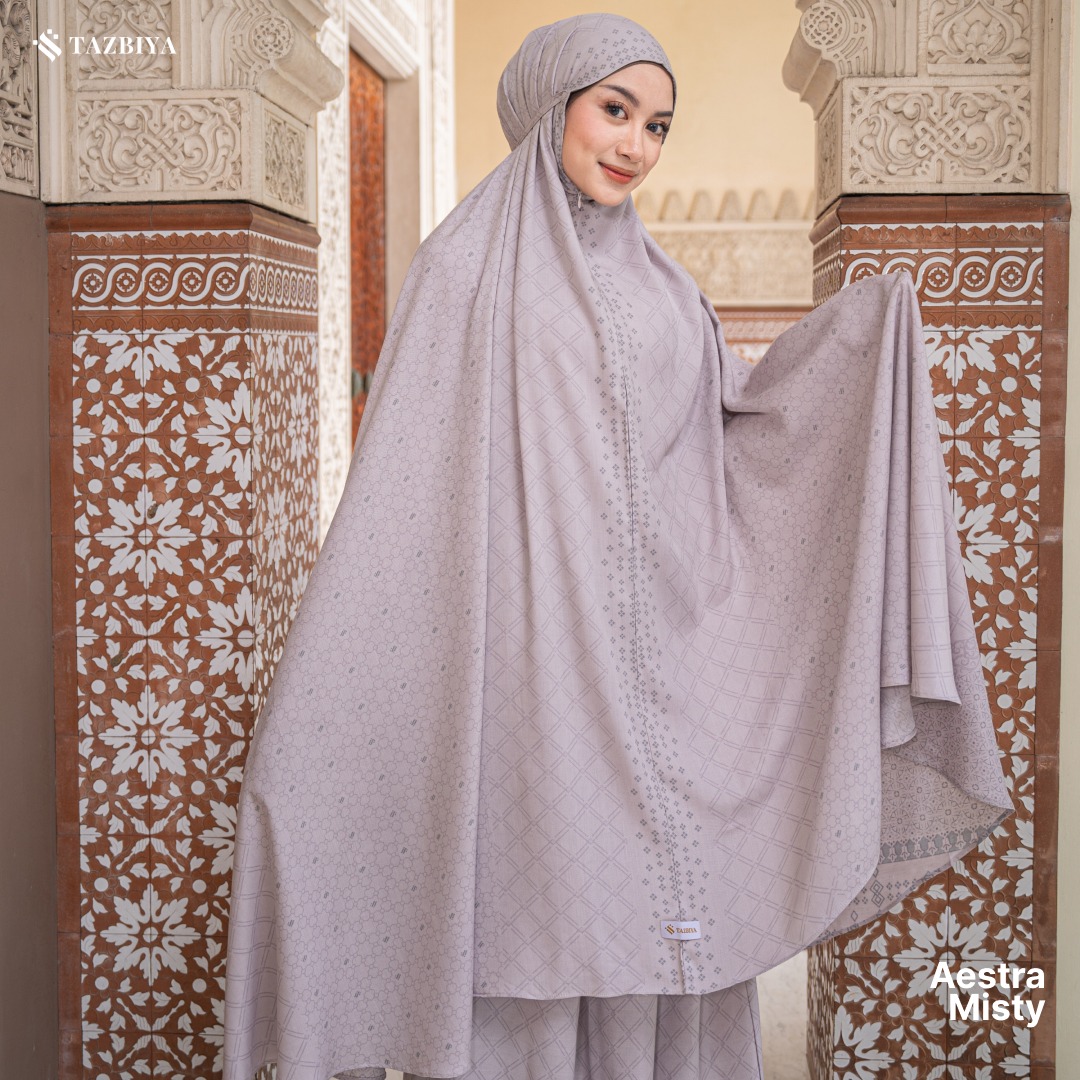 TAZBIYA MUKENA AESTRA SERIES | MUKENA RAYON PREMIUM 2IN1 DEWASA