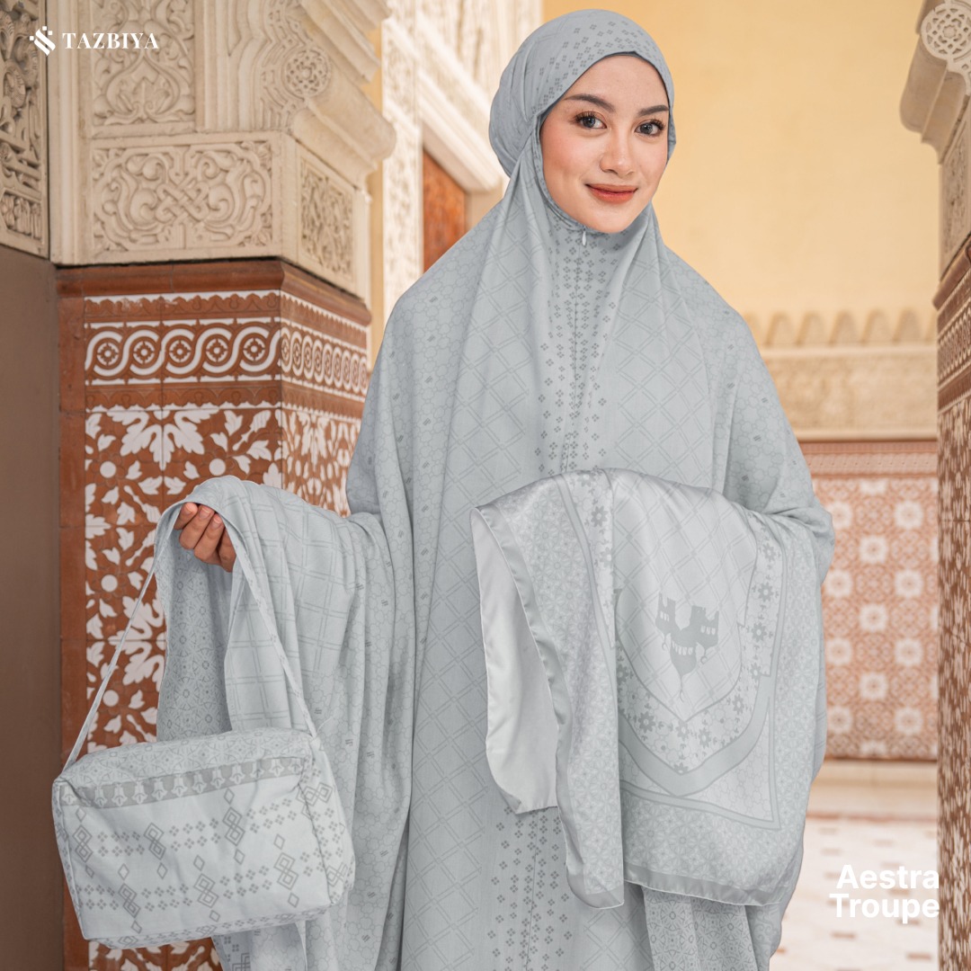 TAZBIYA MUKENA AESTRA SERIES | MUKENA RAYON PREMIUM 2IN1 DEWASA