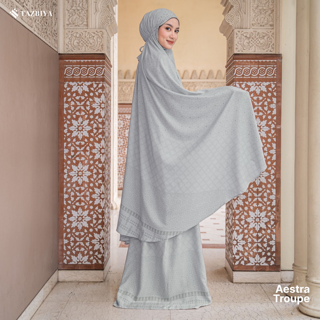 TAZBIYA MUKENA AESTRA SERIES | MUKENA RAYON PREMIUM 2IN1 DEWASA